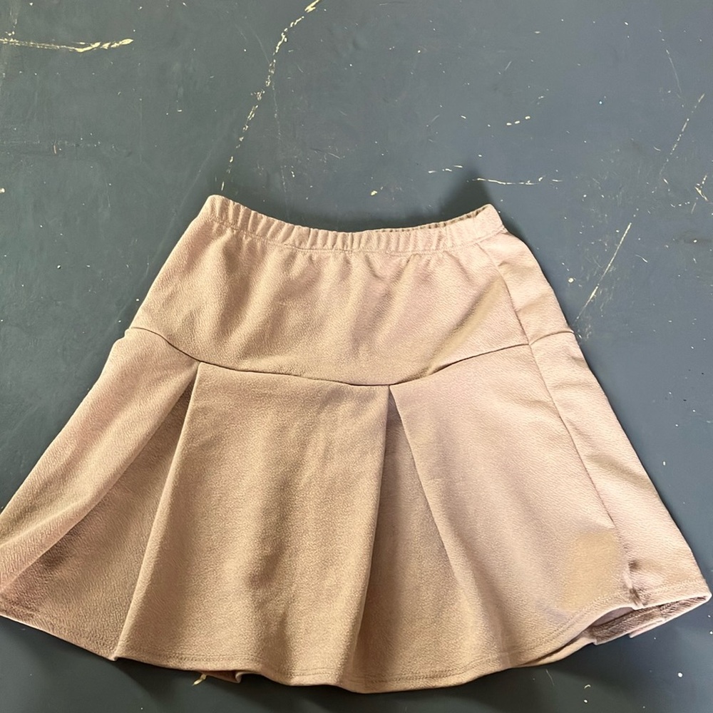 Britt and Bri light brown skirt